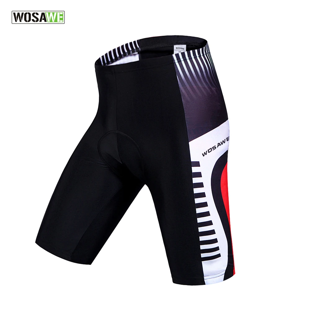 

WOSAWE Wholesale Men's Cycling Shorts 3D Gel Pad Bike Bicycle Outdoor Sports Tights Riding Ropa Ciclismo MTB Shorts, As picture or customized design