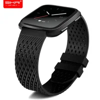 

SIKAI New Arrival Colors Wholesale Price Adjustable Sport Silicone Accessory Band Breathable Smart Watch Strap for Fitbit Versa