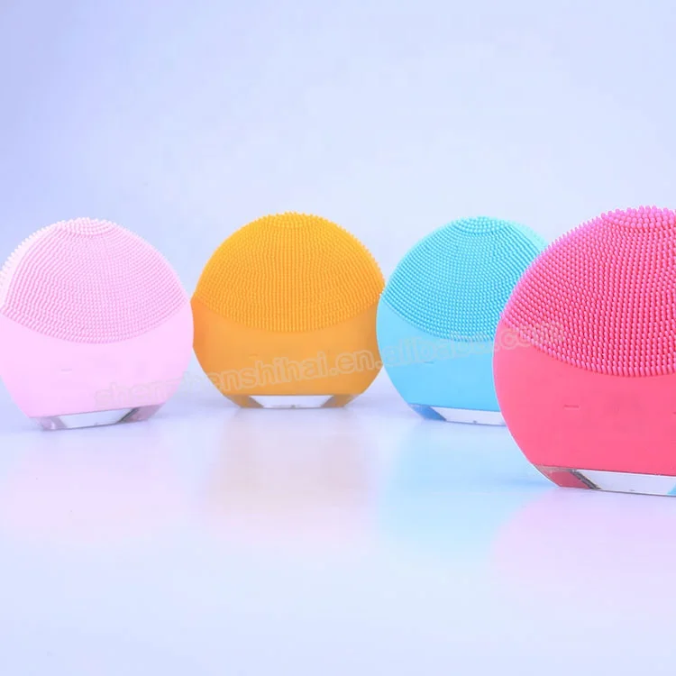 USB Electric Cleansing Silicone Brush Skin Face Deep Cleaning Cleaner Beauty Waterproof Massager 2019 New