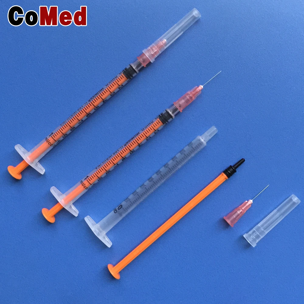 
disposable insulin syringes 1ml with fixed needle 30G*8mm 