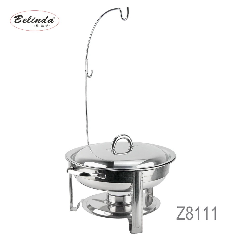 Restaurant Equipment Hinged Lid Stainless Steel Buffet Chafing Dish