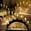 Battery Operate LED Candle Bridge Light Christmas Home Decoration