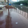 Exterior use durable wpc decking outdoor wpc wood plastic composite flooring 140*23mm cheap composite decking