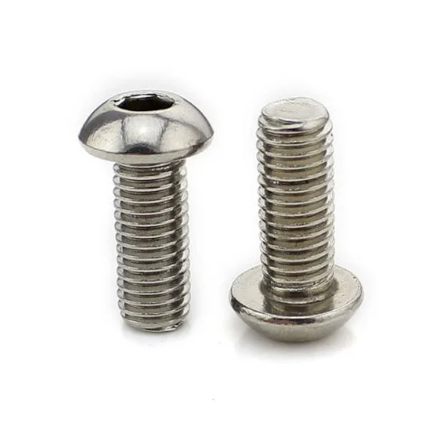 
ISO7380 half round screw pan head socket cap screw 