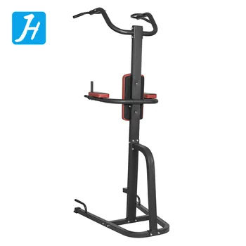 Portable Free Standing Pull Up Bar Dip Chin Up Assist Station Home