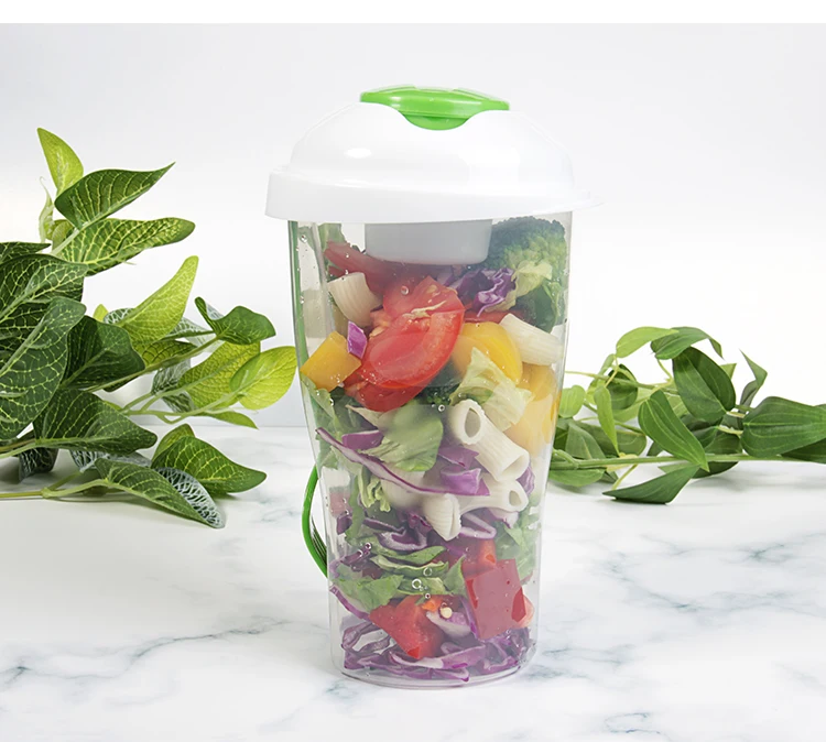 Plastic Salad Bottle With Fork,Salad Dressing Mixer Glass Bottle Buy