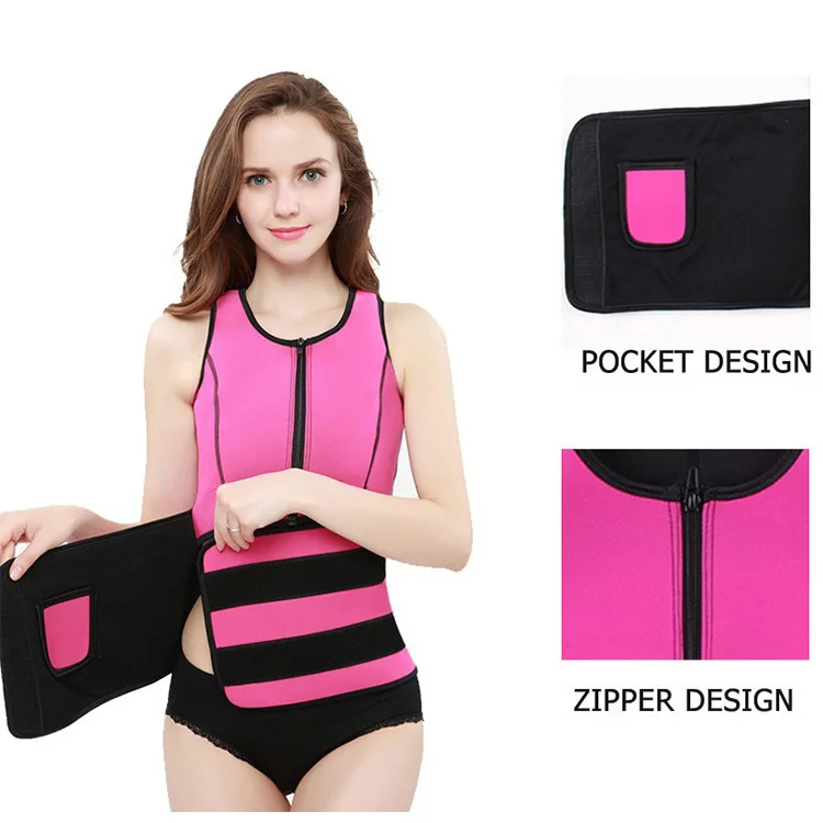 

Cheaper Price Hot Sales Wait Trimmer Neoprene Material, As shown;waist trainer belts