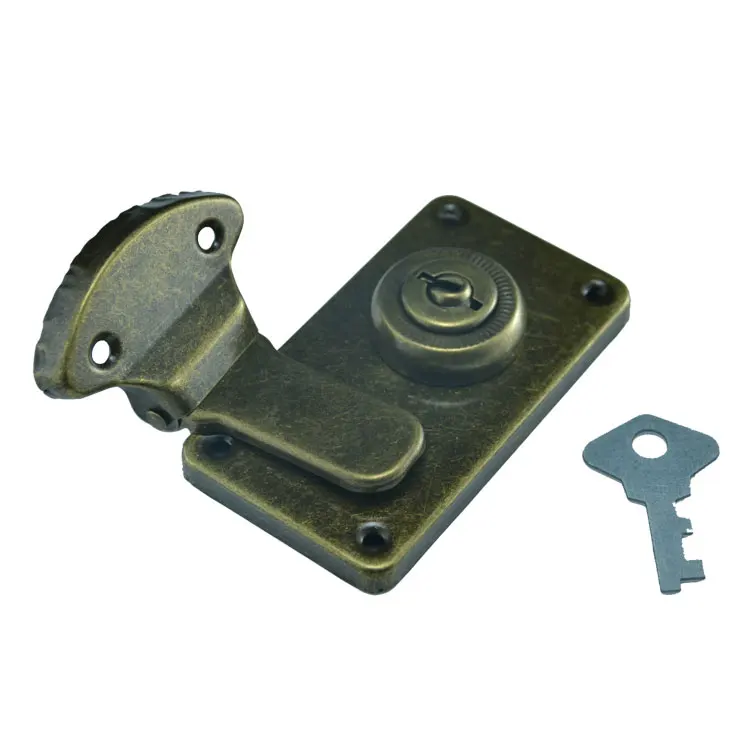 Custom Made Antique Bronze Travel Vanity Luggage Hasp Locking Case