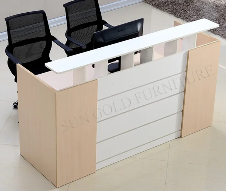 small front desk counter