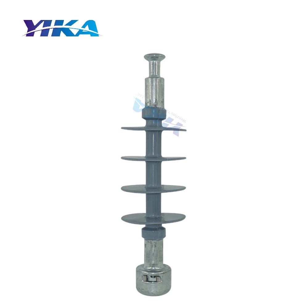 Yika 15 Kv 70kn Silicon Rubber Composite Insulators 12kv 15kv Polymer