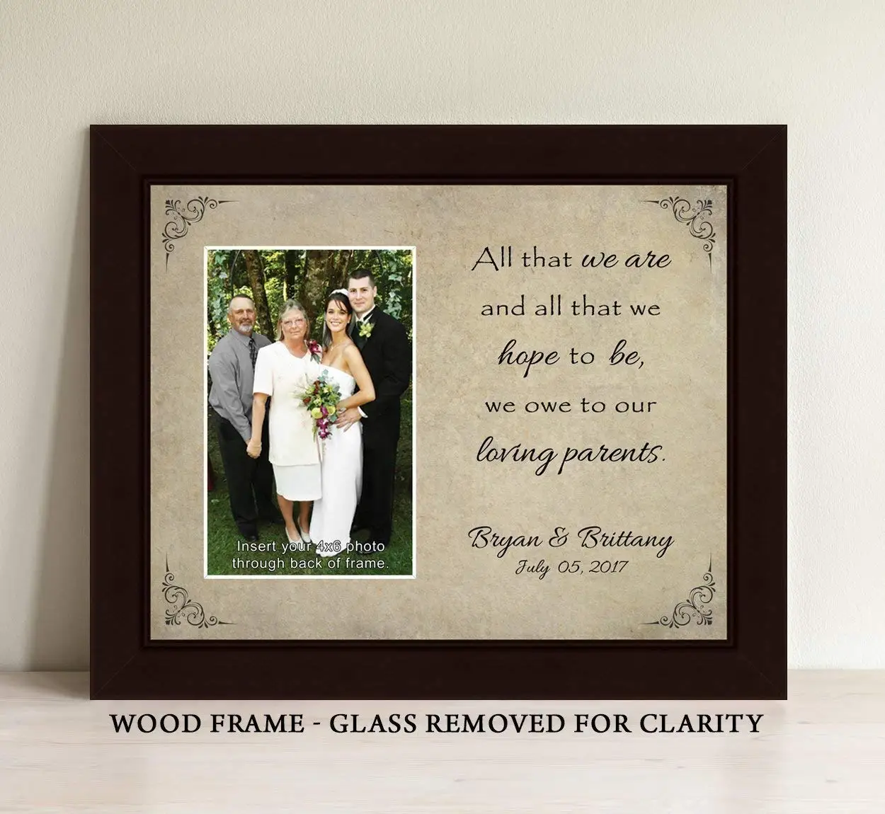 Parent frames. Frame for parents images.