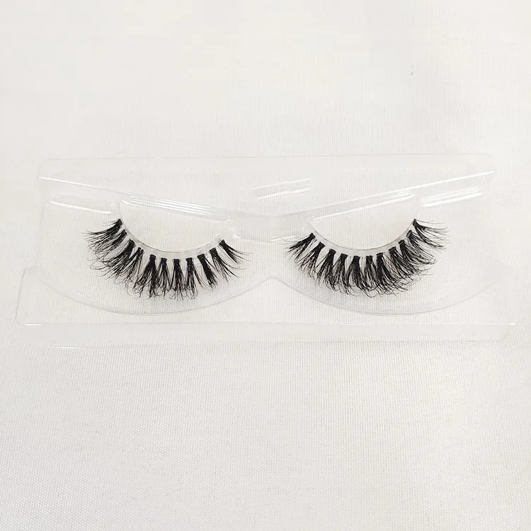 3d Faux Mink Eyelashes Clear Band Invisible Wholesale Faux Mink 3d