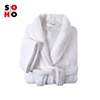 Wholesale Factory Manufacture Hotel Luxury Cotton Velour Embroidery Logo Bathrobe