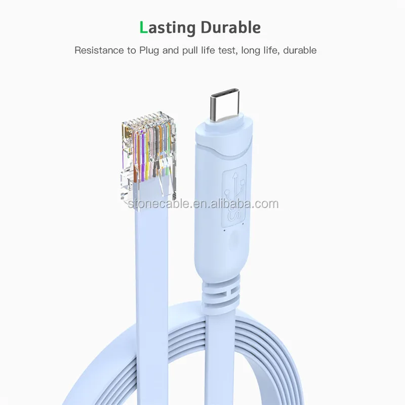 Dat Leegte De vreemdeling Source 6FT 1.8M USB 3.1 USB C Type C Type-C Male To RJ45 Console Male Cable  on m.alibaba.com