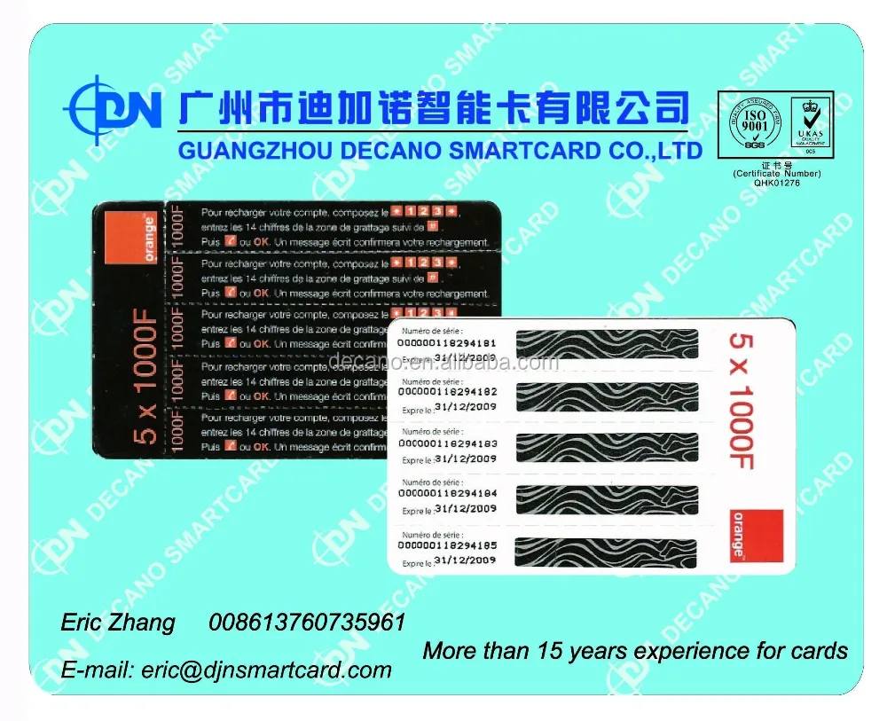 
Paper Scratch off Card 