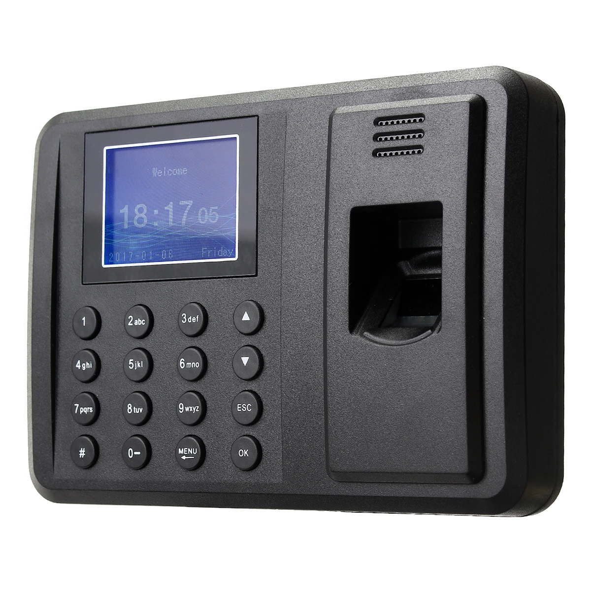 

Free Ship USB Password Biometric Fingerprint Time Office Attendance Clock Recorder Employee Electronic Access Control Machine