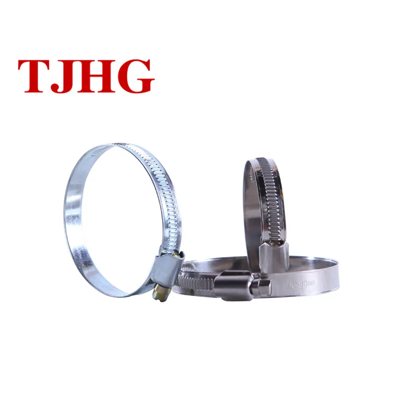 
China professional manufacturer Factory Direct Sale low price Stainless Steel adjustable German type hose clamp 
