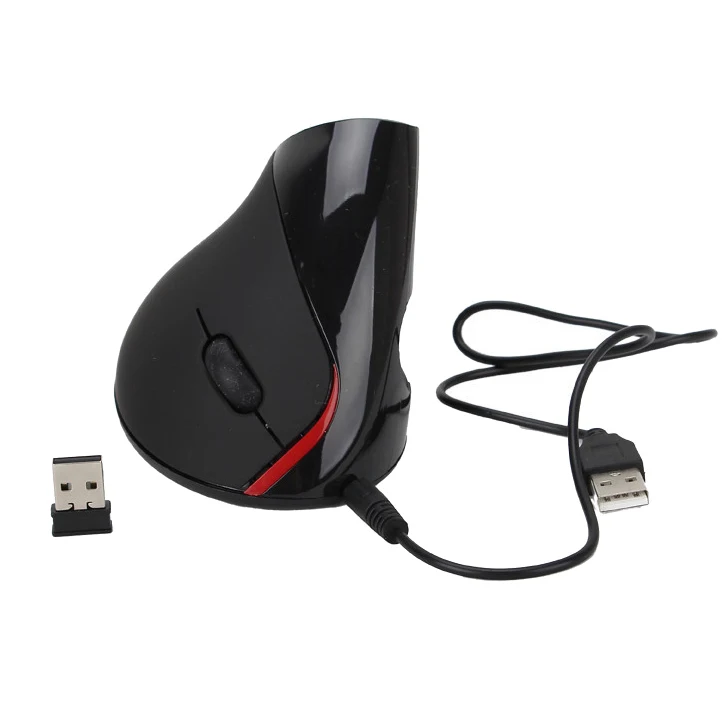 

2.4G wireless Rechargeable battery Healthy computer Ergonomic vertical wireless mouse, Any color can be customized