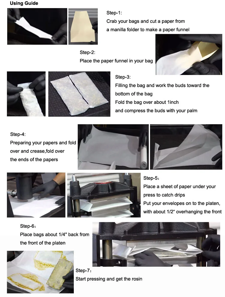 Rosin Bags Using guide