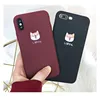 Cartoon Relief Wood Cute Dog Couple Grind Arenaceous Soft Shell For iPhone X XS XS MAX,Case Cover For iPhone 6 7 8/plus