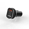 Mobile Phone Mini Usb Battery Metal Led In-car High Quality Multi Port Car Charger