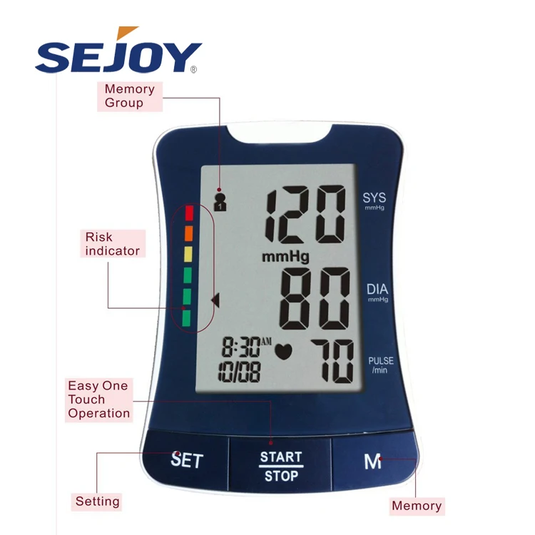 Automatic blood pressure monitor - MS-1201 - Mars Medical Products - arm /  with arterial elasticity indicator