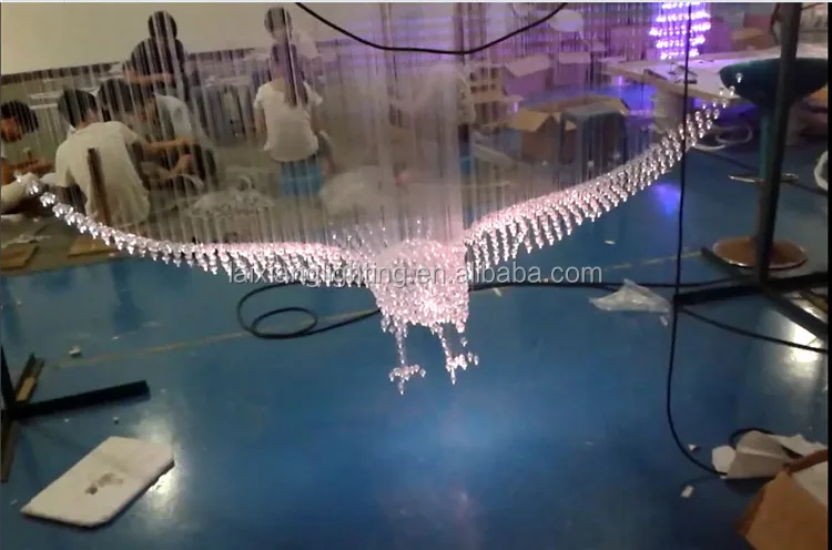 Animals design led fiber optic light size costom chandelier various color diy chandelier lamps