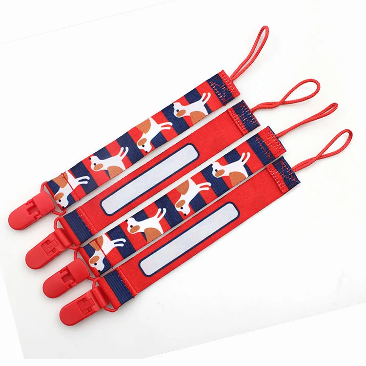 

Factory wholesale adjustive lovely durable baby pacifier clip holder
