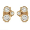 womens cubic zirconia stud micro pave earrings