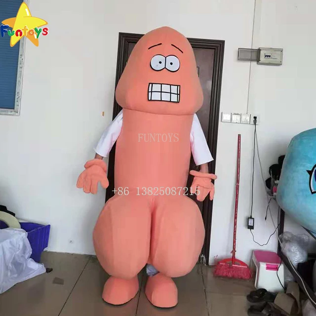 

Funtoys CE plush adult penis mascot costume for sale