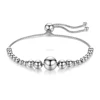Solid 925 sterling silver beads tennis bracelet new beaded balls bracelets for women men jewelry factory price