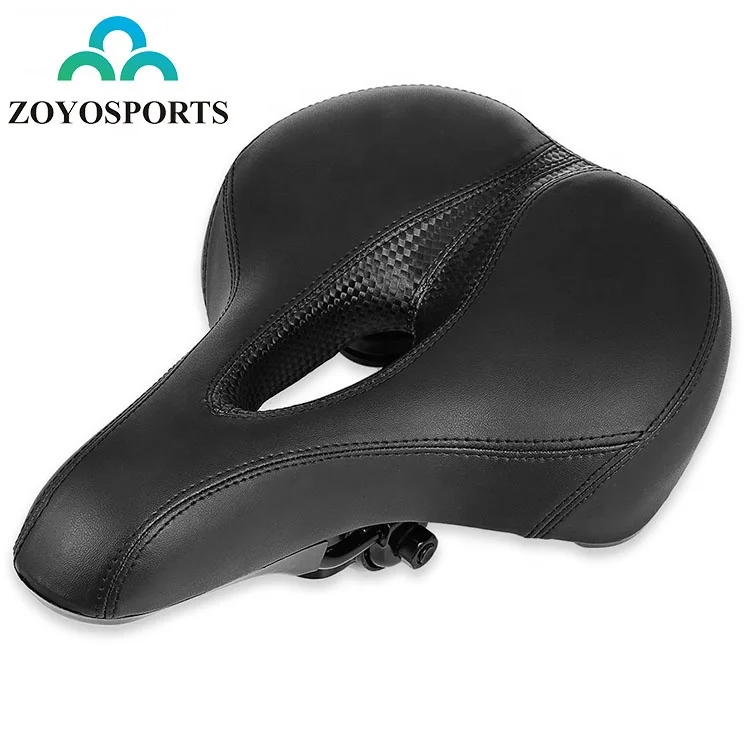 

ZOYOSPORTS Comfortable Waterproof Soft Breathable Fit MTB Bike Seat Road Mountain Bicycle Saddle Cushion with Taillight, Black red blue green or as your request
