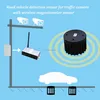 Wireless traffic sensor vehicle detector for traffic enforcement camera