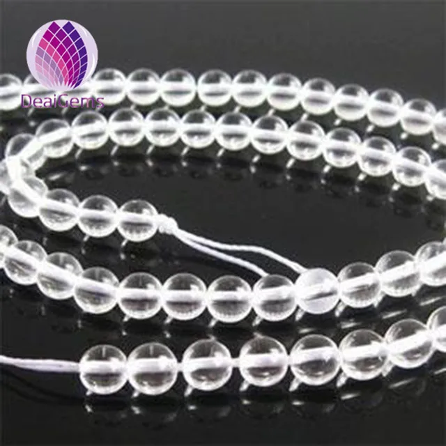 

Wholesale natural clear quartz 8mm round beads