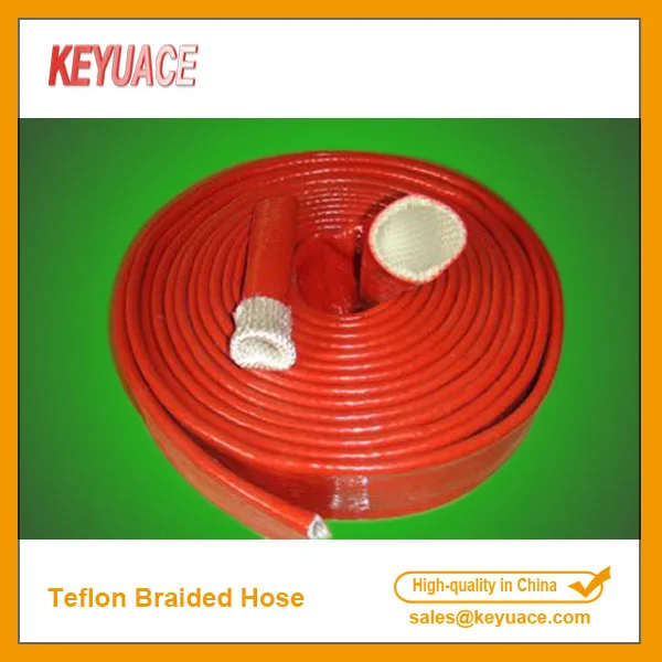 silicone coated fiberglass fire sleeve