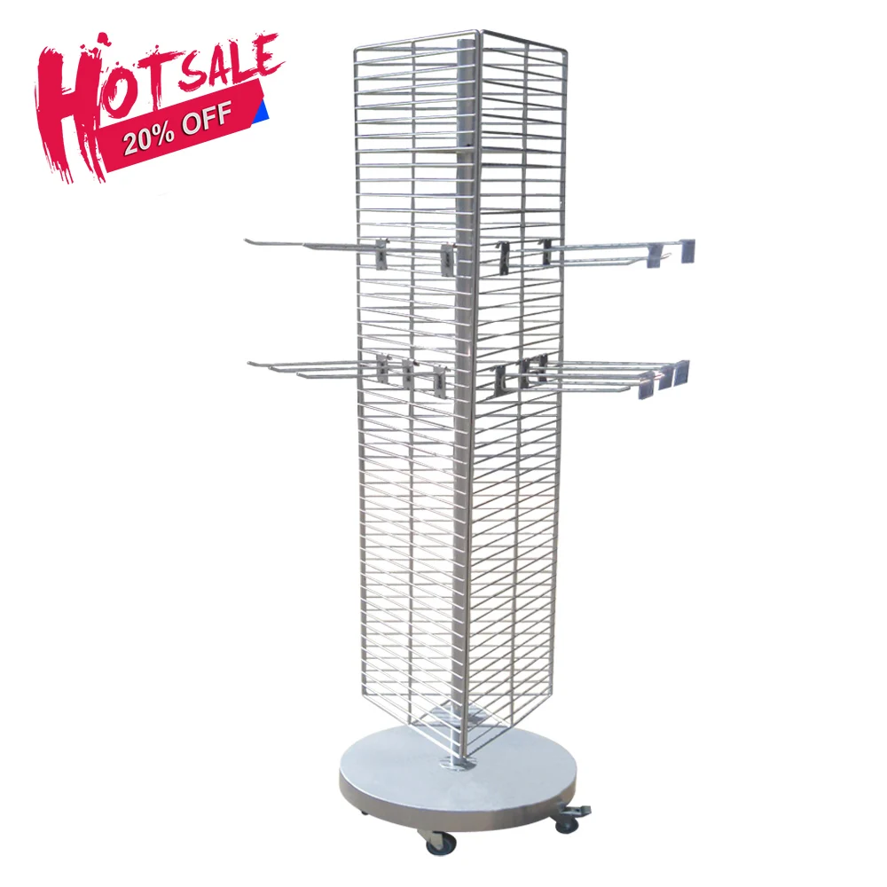 Giantmay Modern Hair Floor Stand Shop Rotating Turntable Display Stands