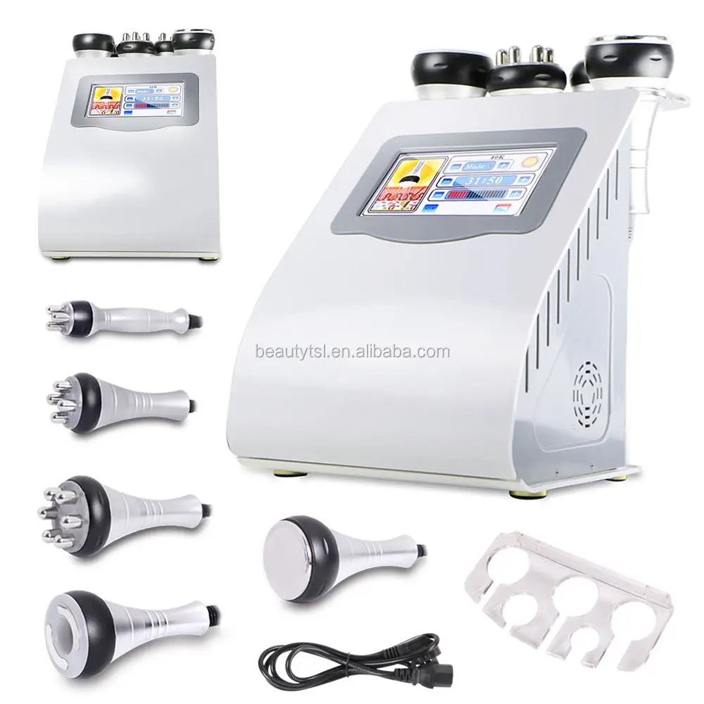 

5IN1 professional popular ultrasound head cavitation ultrasonic tripolar RF vacuum lipo slimming machine