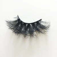 

Wholesale price bulk 6D faux mink fluffy long 25mm to 30mm long and wispy strip eyelashes with custom private label