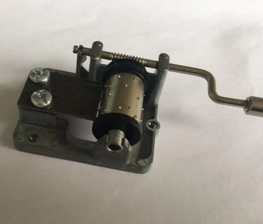 18note Hand Crank Musical Box Movement With Custom Songs Music Box