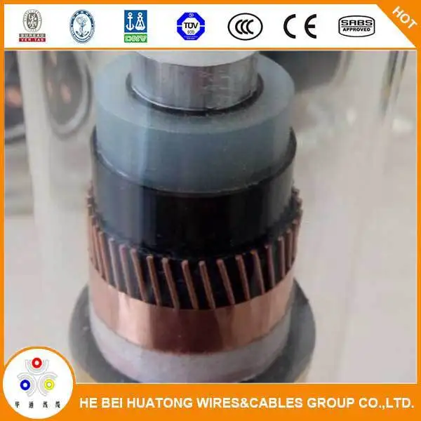 Al 35KV 133 TRXLP 250MCM 1/3 concentric neutral wire pvc jacket urd cable, View 35kv 250mcm urd