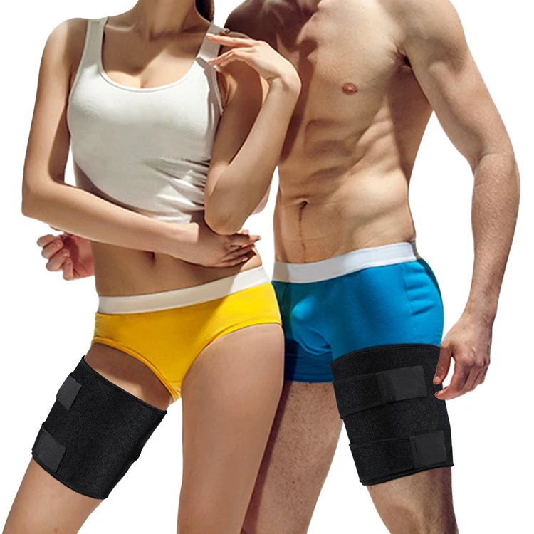 Adjustable Thigh Brace  Anti-slip Thigh Sleeves Neoprene Hamstring Compression leg brace