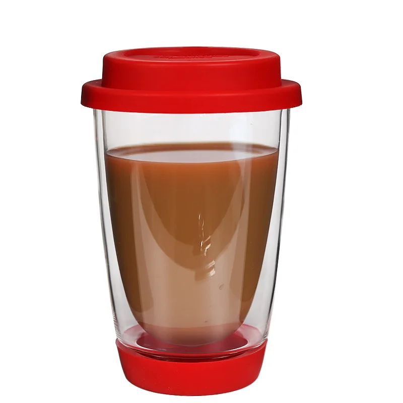 12oz Glass Reusable Coffee Cup