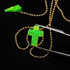 Top quality cross opal ring Synthetic green Opal