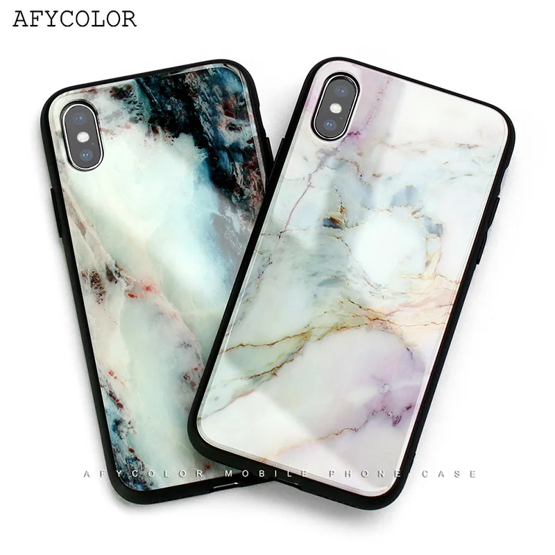 

2018 Creative Shockproof Tempered Glass Phone Case For iPhone X