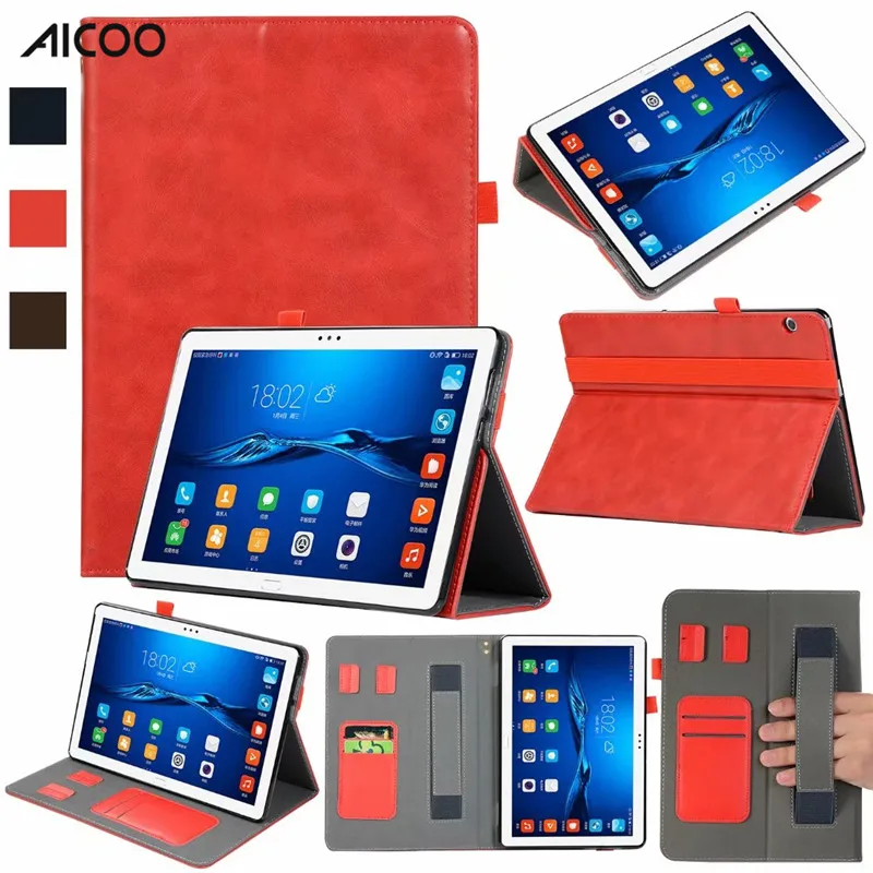 

AICOO Folding Smart Auto-sleep Magnetic PU Leather Shockproof Case Tablet Cover For Huawei M5 8.4 Tablet case, 3 colors