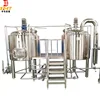 1000 L used micro steam heating method two vessel brewery cost
