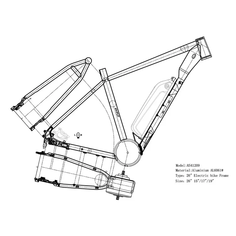 6061 aluminum bike frame