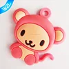 Monkey Garment labels hang tag Rubber plastic 3D cartoon keychain