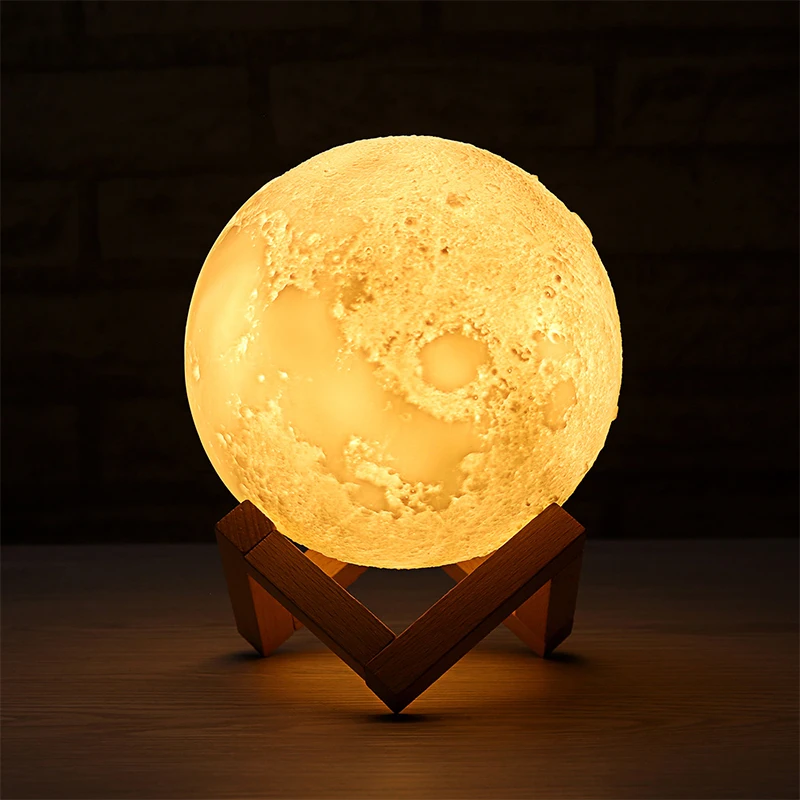 Home Decor Modern Table Led Touch Luna Lamp Wireless Moon Night Light 3d Printing Lamp Moon With Colorful Lights Buy Cool Night Lights Moon Led Light Modern Table Lamps Product On Alibaba Com