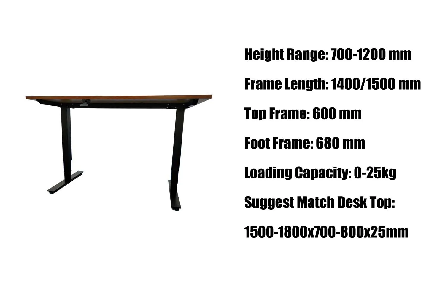 Workstation Office Furniture Office Table Steel Frame Stand Up